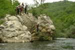 Rafting Cetina cliff jumping